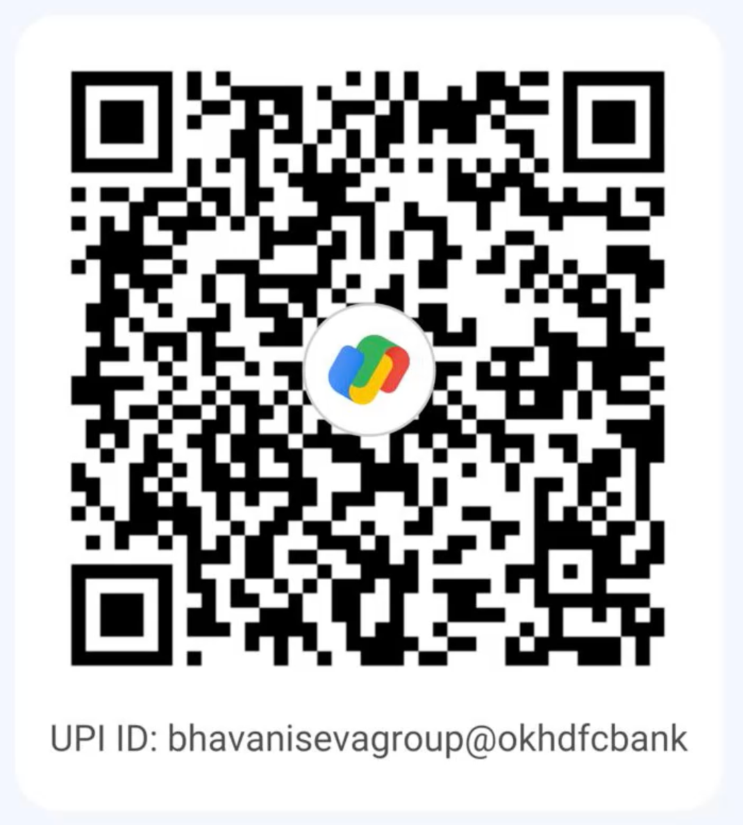 Bhavani Seva Group Donation QR